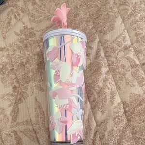 Starbucks Pink Floral Tumbler